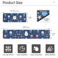 thumbnail image 3 of Yayeee Faucet Mat for Kitchen Sink 14.7" Diatomite Long Splash Guard Pad, Blue Jellyfish, 2 Pack, 3 of 7