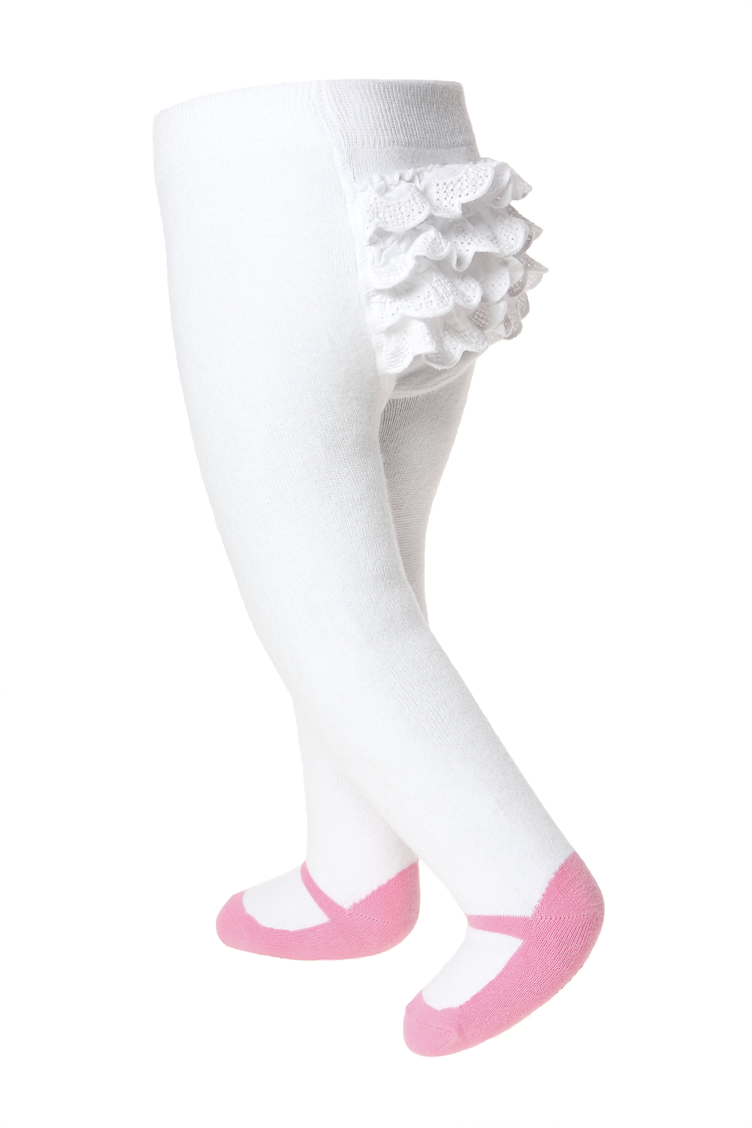 Baby EmporioBaby girl ruffle tights leggings with Mary Jane shoe look
