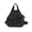 Black, variant on Star Denim Backpack for Women Men, Y2K Fashion Backpack with Side Pockets, Cute 2000s Style Casual Daypack for Travel and Daily Use
