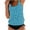 Light Blue, variant on ShiShine 2 Piece Tankini Swimsuits for Women Bathing Suit Swim Tank Top with High Waisted Bottom Summer Beach Swimwear