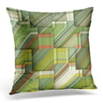 thumbnail image 1 of BSDHOME Green Check Abstract Geometric Orange Checkered Pillows case 18x18 Inches Home Decor Sofa Cushion Cover, 1 of 1