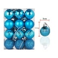 thumbnail image 5 of Bluelans 3cm Christmas Tree Baubles Balls Decor Ornament Xmas Wedding Party Decorations 24pcs of Set Bronze, 5 of 7