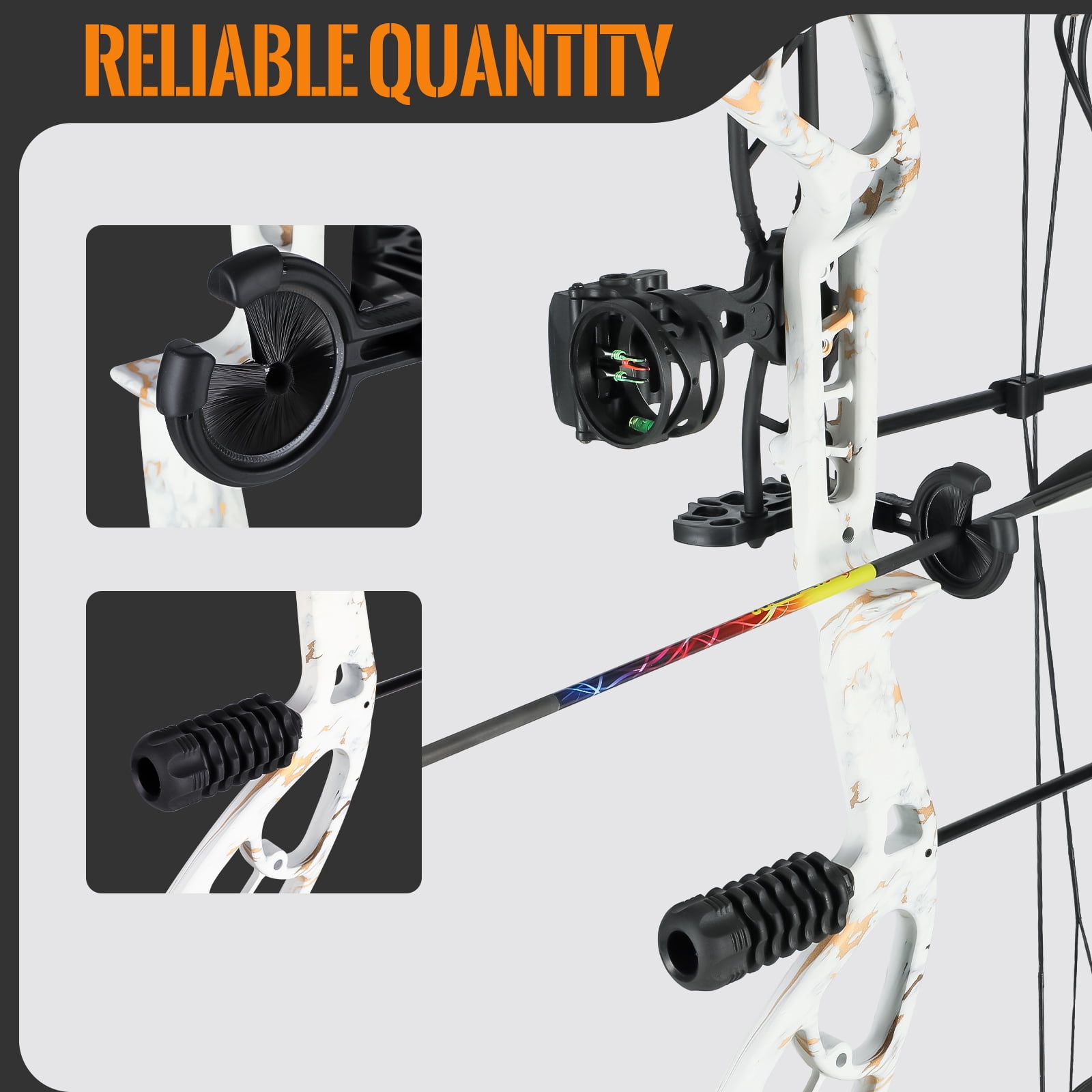Archery Takedown Recurve Bow 62 inch for Adults, Beginners, Teens & Youth，Right & Left Handed, 20-50lbs Draw Weight ，Wooden Archery Set for Outdoor Target Practice & Hunting