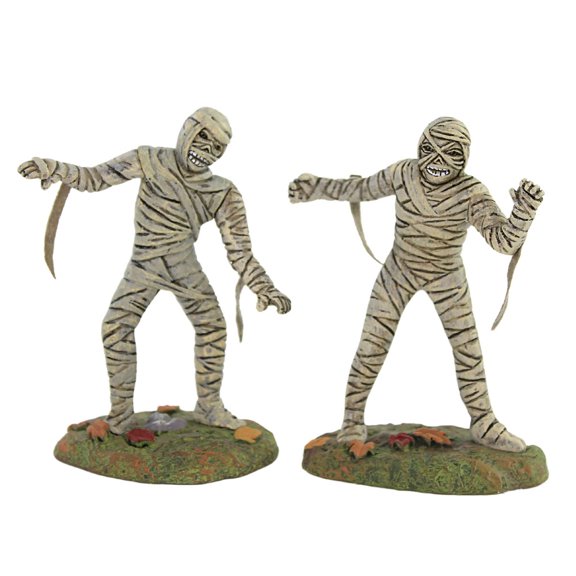 Mummies Parade Set of 2 - Halloween Village Accessories by Department 56 by Medieval Collectibles