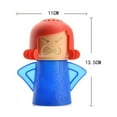 thumbnail image 3 of VONTER Angry Mama Microwave Cleaner Angry Mom Microwave Oven Steam Cleaner and Disinfects With Vinegar and Water for Kitchens, Steamer Cleaning Equipment Easily Cleans the Crud in Minutes - Blue, 3 of 6