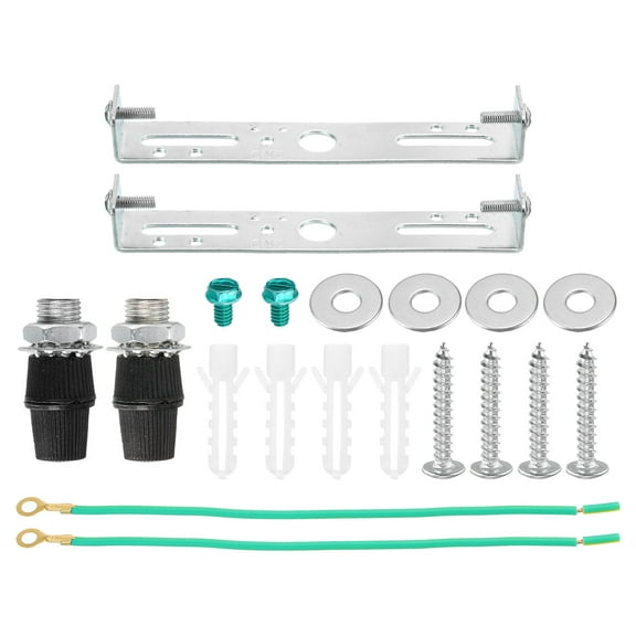 Uxcell Ceiling Light Plate Kit 115x20x15mm Lighting Fixture Mounting Bracket for Home Office Chandelier 2 Set