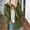 Green, variant on Womens Fleece Jacket Ladies Warm Coat Fall Winter O-neck Solid Long Outerwear