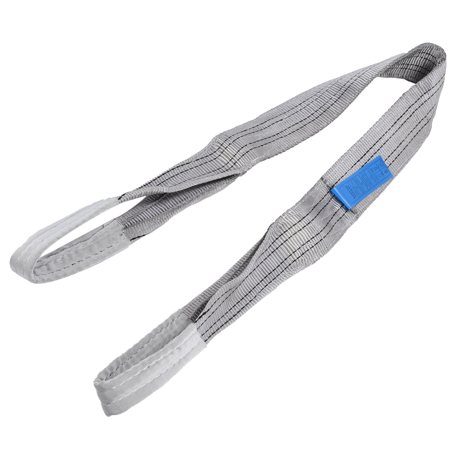 NFTIGB 4T Flat Lifting Sling Webbing Hoist Crane Strap Thickened Polyester Transport Accessory, 3 Meters / 9.84 Feet