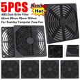 thumbnail image 2 of 5PCS ABS Plastic Dustproof Grills Filter 60mm 80mm 90mm 120mm PC Case Cooling Fan Dust Filters For Desktop Computer Case Chassis 5pcs 80mm, 2 of 5