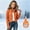 Orange Fleece Lined Jacke, variant on JOANKDMI Fleece Lined Jacket for Teen Girl Size 9-10 Sherpa Thermal Long Sleeve Full Zip Stand Collar Warm Winter Crop Coat Fall Cold Weather Activewear