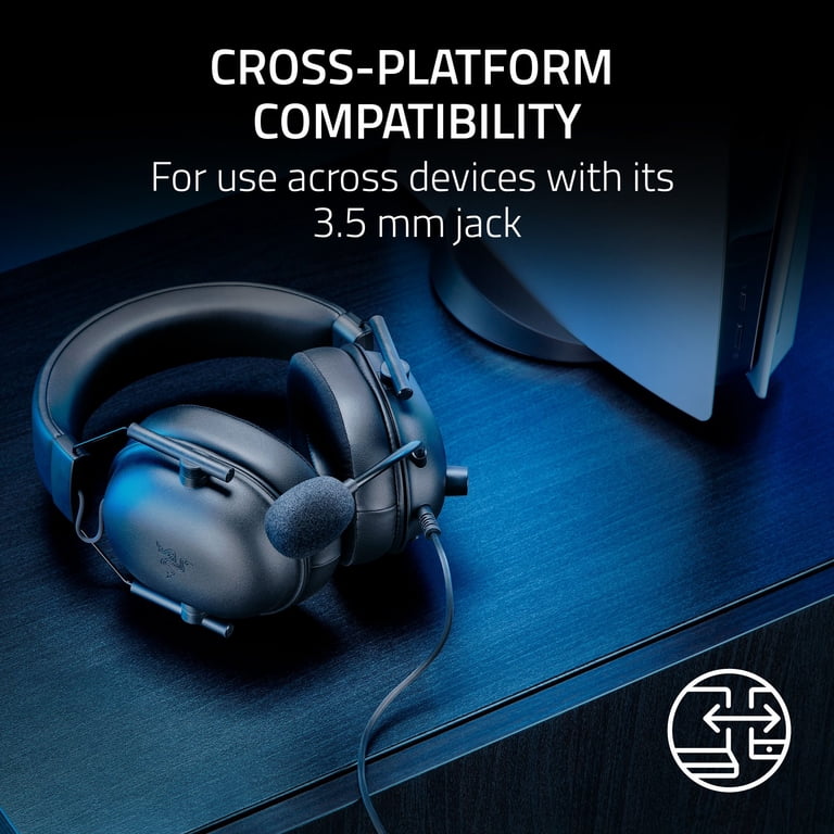 Razer BlackShark V2 X PlayStation Wired Gaming Headset - Black