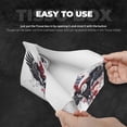 thumbnail image 3 of Fuzoiu American Flag Eagle Art Print Tissue Box Cover, PU Leather Tissue Holder,Decorative Facial Paper Organizer for Bathroom Living Room Bedroom Countertop Office Desk Car Home, 3 of 7