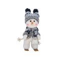 thumbnail image 3 of Muñeco de nieve navideño con sombrero, decoración para fiesta, juguete de escritorio coleccionable, novedad, Festival, adorno de Navidad suave, figura Estilo D, 3 of 8