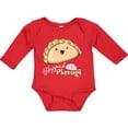 thumbnail image 3 of Inktastic Happiest Lil' Pierogi Boys or Girls Long Sleeve Baby Bodysuit, 3 of 5