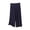 j4-Navy, variant on LIIPEE Womens Pants Casual Solid Color Cropped Relaxed Pull-On Culottes Female High Elastic Waist Loose Comfortable Breathable Soft Daily Pants,L