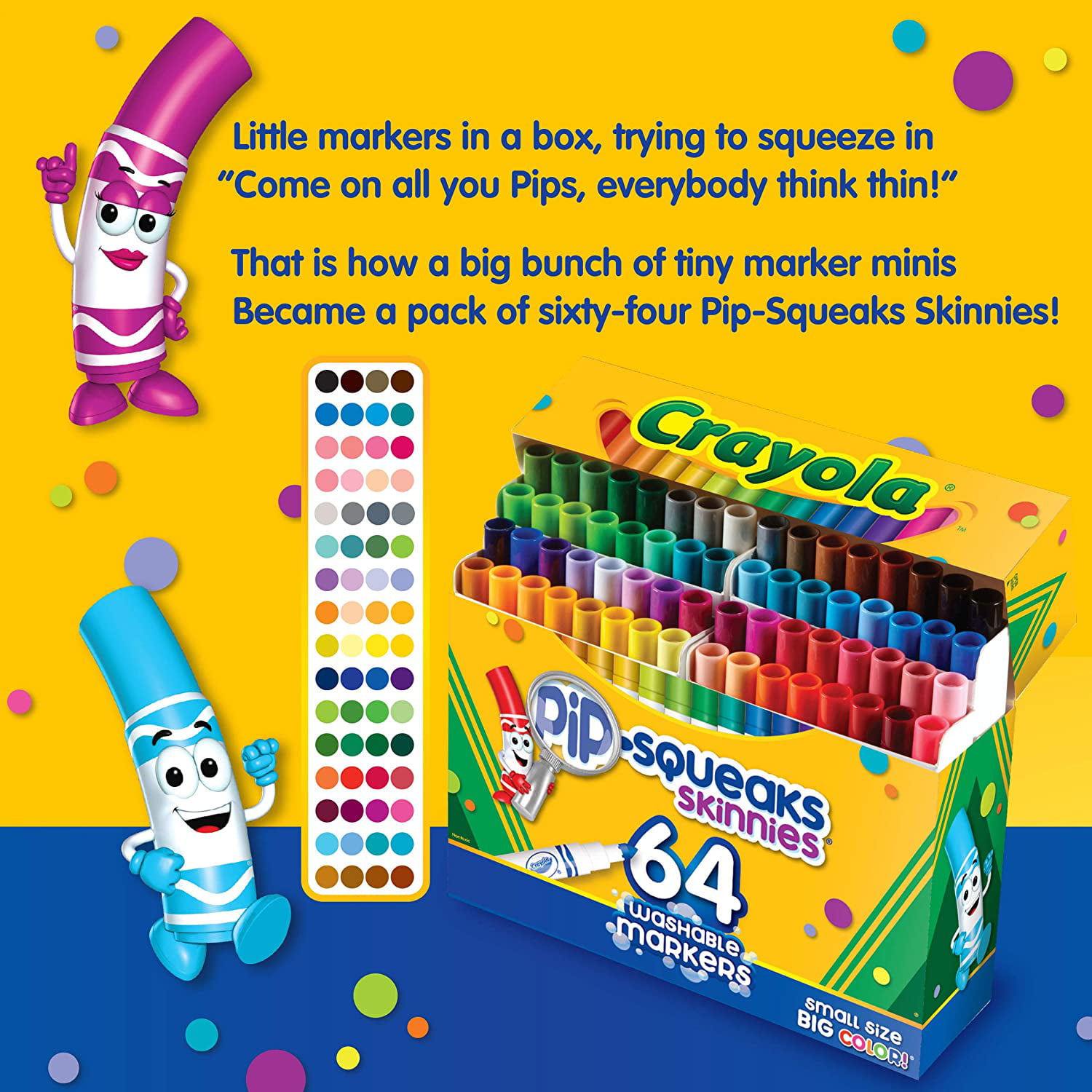 Similar to Crayola® Pip Squeaks™ Washable Markers