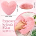 thumbnail image 2 of Cojín de peluche Marsui Fluffy en forma de corazón (2 unidades), 2 of 6