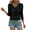 Black, variant on Women's Spring Blouses Women's Top Womens Tops 3/4 Length Sleeves Loose Fit Women's Work Blouses My Order