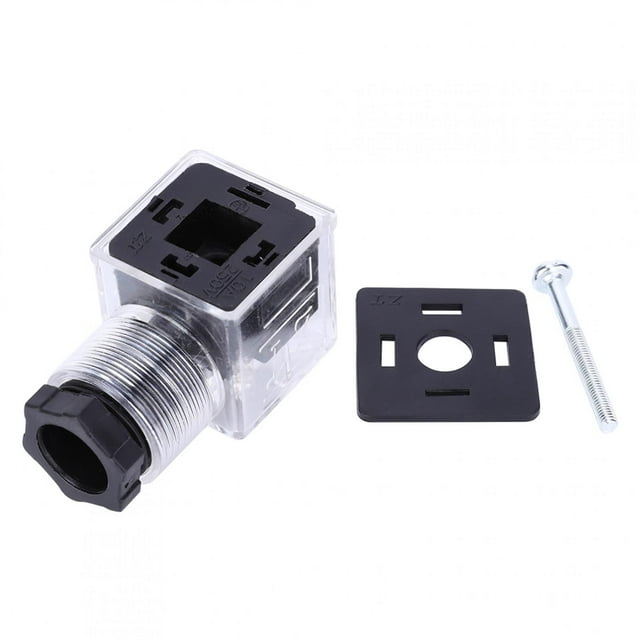 Solenoid Valve Connector,5pcs Hydraulic Solenoid Coil Hydraulic Valve Plug Waterproof Plug Solid Performance