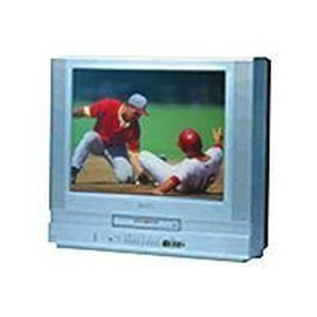 Toshiba MV-20FL4 - 20" Diagonal Class CRT TV - with built-in VCR - silver