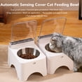 thumbnail image 3 of Alimentador Automático Para Gatos, Alimentador Automático Para Mascotas Para Perros Gatos, Dispensador De Alimentos Para Mascotas, Sensor Automático Con Tapa Abatible, Comedero, 3 of 7
