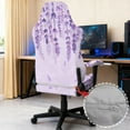 thumbnail image 4 of Xixirimido Purple Lavender Flowers Print Gaming Chair Seat Cover Breathable Game Chair Slipcovers with Armrest Covers Non-slip Covers for Swivel Gaming Armchair, 4 of 8