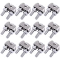 thumbnail image 1 of Miangastore Wire Rope Clip Stainless Steel 12Pcs 1.06In X 0.86In X 0.39In, 1 of 8