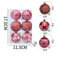 thumbnail image 4 of 6PC Christmas Balls Ornaments Xmas Tree Hanging Balls for Holiday Party Wedding Decoration, Shatterproof Tree Ornaments for Home and Event Display,2.7 Inch, 4 of 6