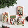 thumbnail image 3 of Mr. Christmas Vintage Collection 8.4" Child Snowman Christmas Storage Box, Red, 1 Count, 3 of 5