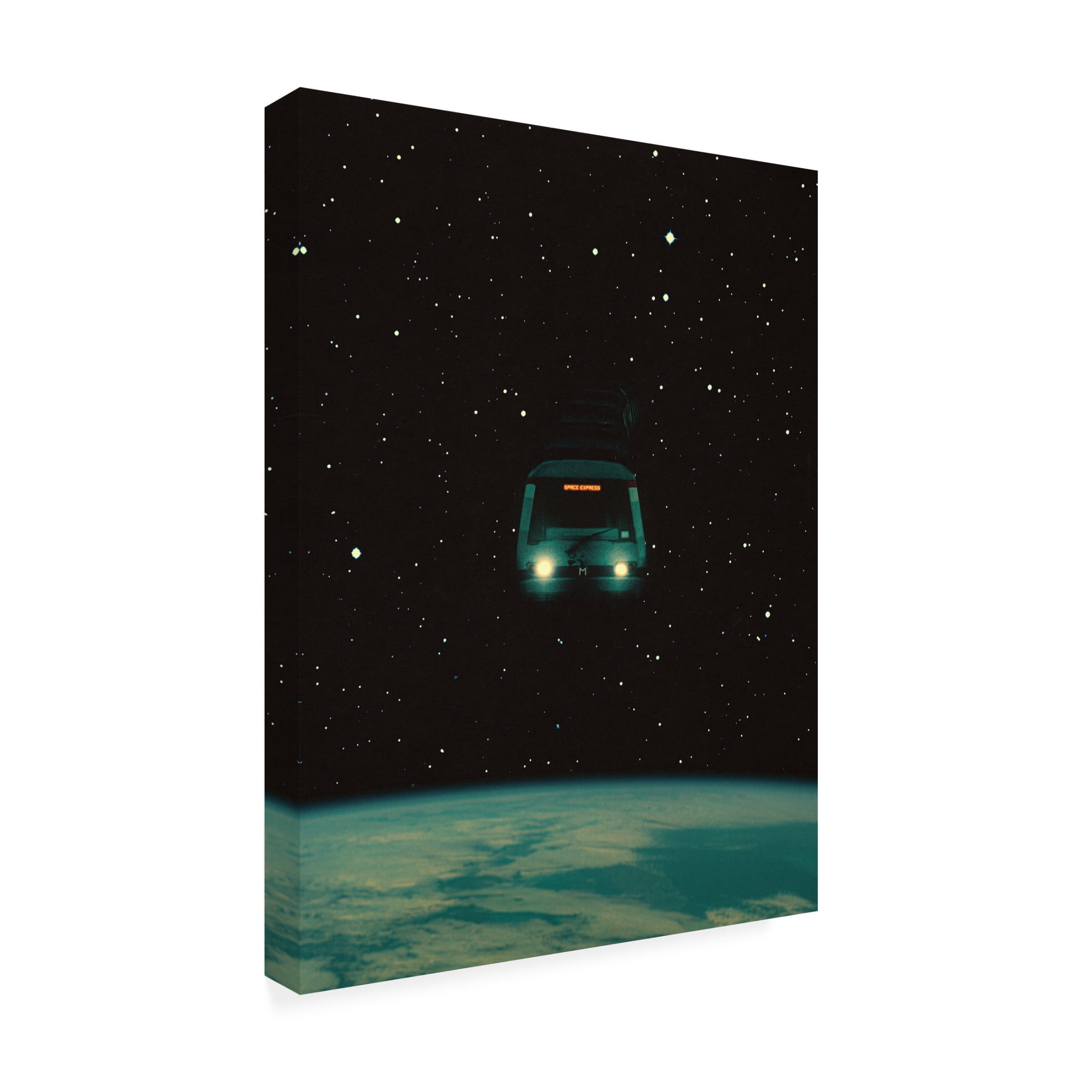 Trademark Fine Art Taudalpoi Space Express Canvas Wall Art