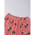 thumbnail image 5 of AIGUR Mom and Me Matching Christmas Pajamas Long Sleeve Leaf Print Shirt + Pants Set Sleepwear, 5 of 10