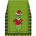 thumbnail image 2 of Grinch Decor Grinch Christmas Decorations Bathroom Grinch Christmas Decorations Linen Green Christmas Table Runner Merry Tablecloth Christmas Xmas Holiday Table Decorations, 2 of 4