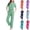 Green, variant on CHUMUD Scrubs for Women Set Nursing Medical Uniform Stretchy Workwear Short Sleeve V-Neck Top & Straight Leg Cargo Pants with Pockets