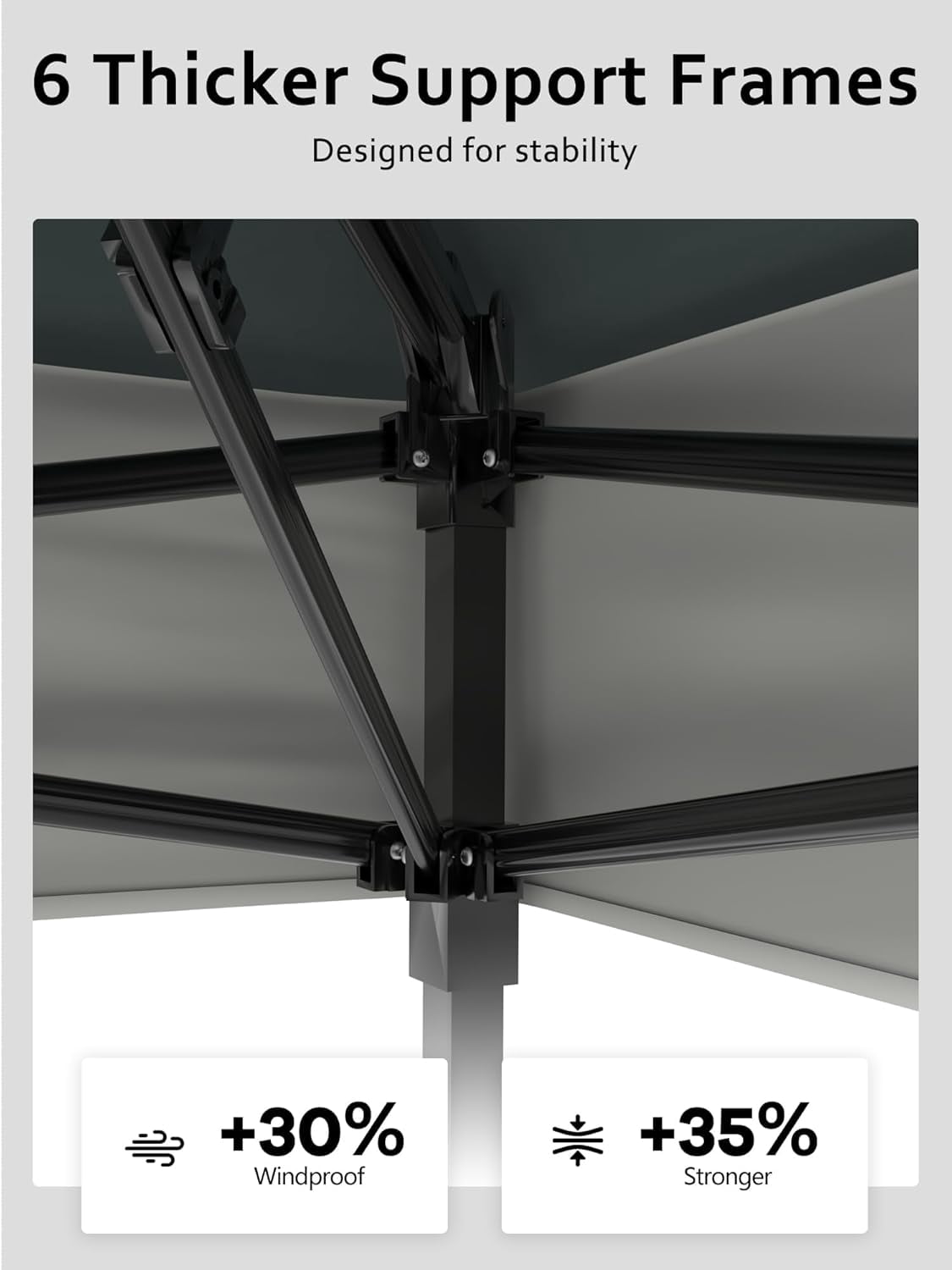 GOGRANT 55.12in x 55.12in Pop-Up Gazebo, with Mesh Cover, Double Vented Roof