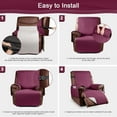 thumbnail image 6 of Aorsher 100% Waterproof Recliner Chair Cover, Recliner Chair Cover Furniture Protector with Elastic Straps for Kids, Reclining Couch Covers for Pets, Dogs, 6 of 12