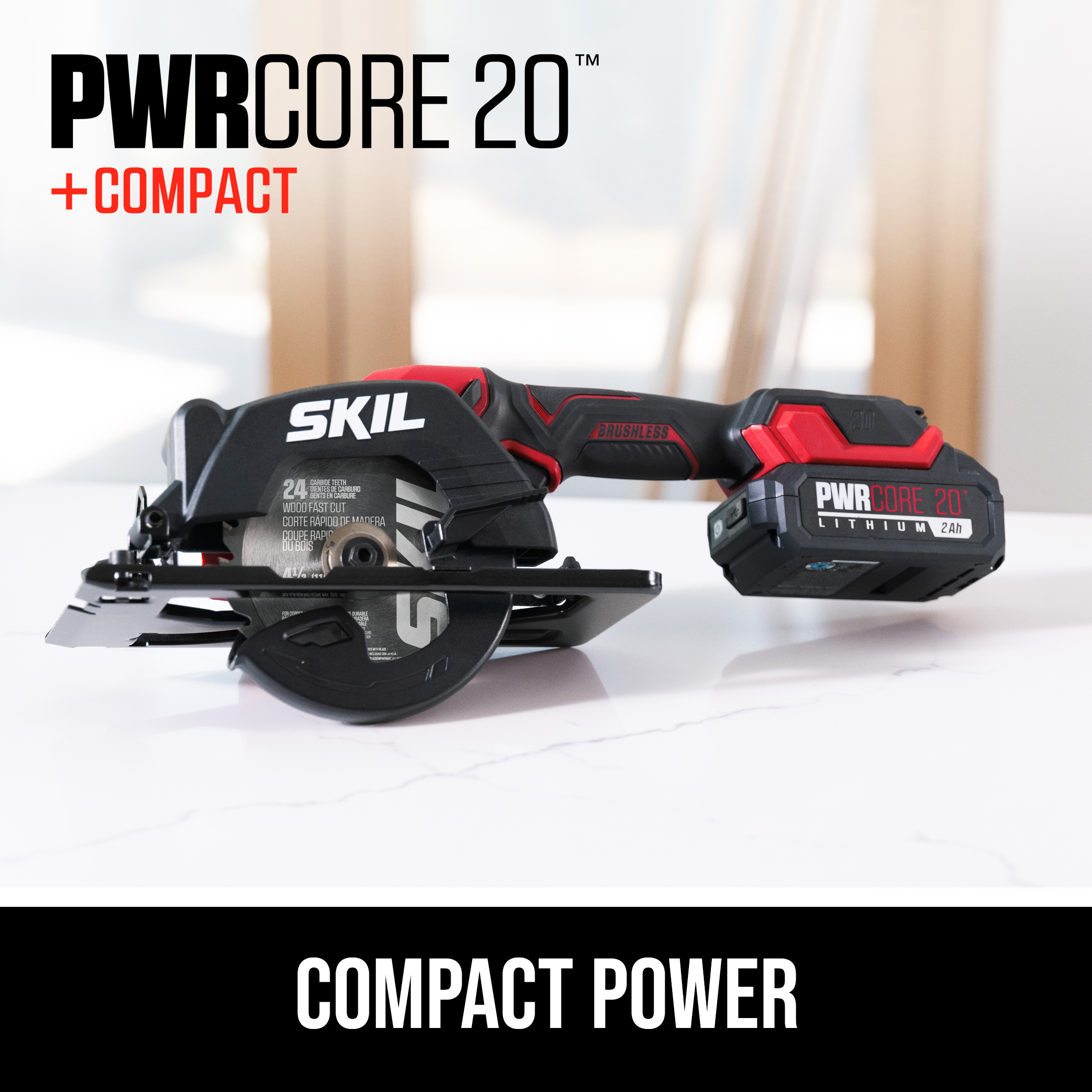 SKIL PWR CORE 20 Brushless Compact Circular Saw photo 2