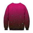 thumbnail image 5 of Women's Glitter Print Casual Sweatshirt, Long Sleeve Crewneck Basic Fashion Sports Pullover Loose Comfy Fall Sweatshirts, 5 of 7