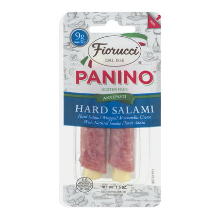 Fiorucci Panino Hard Salami Wrapped Mozzarella Cheese, 1.5 oz - Walmart.com