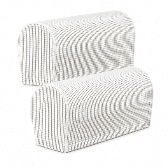 FURMORA Set of 2 Stretch Armrest Covers Arm Covers for Chairs Couch Sofa Armchair Slipcovers for Recliner Sofa