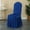 Blue, variant on Nvzi-c Dining Room Chair Covers Set of 2, Stretch Slipcovers with Skirt Super Fit Spandex Chair Seat Protector Cover for Dining Room, Hotel, Ceremony (Dark Red)
