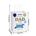 thumbnail image 2 of 12 Pack Dad Birthday Gift Bags, Medium Paper Party Bags with Handles for Celebrations, 2 of 6