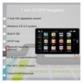 thumbnail image 3 of 7 Inch Car GPS Navigation 256M 8GB 800Mhz Wired Rear View Camera And Sunshade Truck Gps Navigator Reverse View Parking ,Flexible Double Bracket Installation, 3 of 6