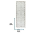 thumbnail image 4 of Livabliss x Our PNW Home Rainier Updated Traditional Washable Runner Area Rug,2'7" x 10', Light Gray, 4 of 9