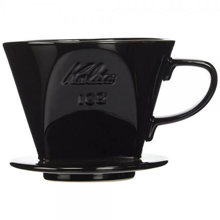 Kalita Ceramic Coffee Dripper (Black) for 2-4