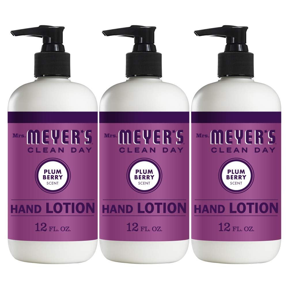 Mrs. Meyer’s Clean Day Hand Lotion, Plum Berry Scent, 12 Ounce Bottle