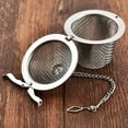 thumbnail image 4 of Uklsqma Stainless Steel Tea Infuser Strainer | Hanging Loose Leaf Tea Brewer | Eco-Friendly Reusable Tea Compartment | Durable Kitchen Tool for Brewing All Types of Tea, 4 of 6