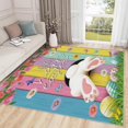 thumbnail image 1 of Easter Rugs for Kitchen - Happy Easter Rug, 3x4 Rug, Kids Cute Bunny Area Rug, Easter Eggs Washable Non Slip Rugs, Girls Spring Carpet - Home Decor, Easter Gifts for Girls, 1 of 7