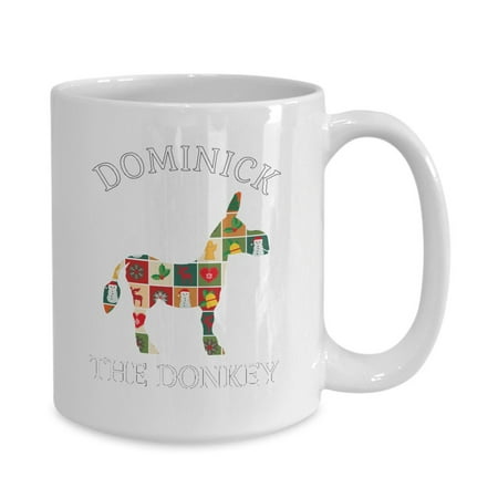 

Dominick The Donkey Italian Christmas coffee mug