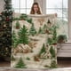 thumbnail image 4 of Herunwer Christmas Throw Blanket - Soft and Warm Sherpa Christmas Reindeer Throw Blankets for Couch, Sofa, Bed, Decoration Gift, 4 of 6