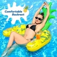 thumbnail image 5 of Inflatable Pool Floats, Inflatable Pool Floating Chair, Floating Hammock with Cup Holders, Summer Water Toys for Swimming Pool Beach Kid Adult, 5 of 5